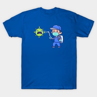 People spray virus cartoon T-Shirt